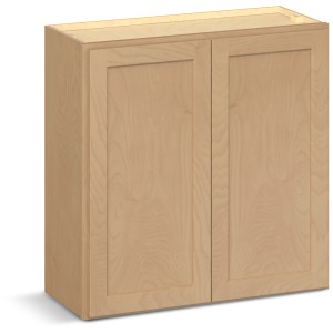 RELIABILT Parkstone II Wall Cabinet, Wheat Stained, 30" W, 2 Doors, Fully Assembled - 641497 | Lowe's Pro Supply